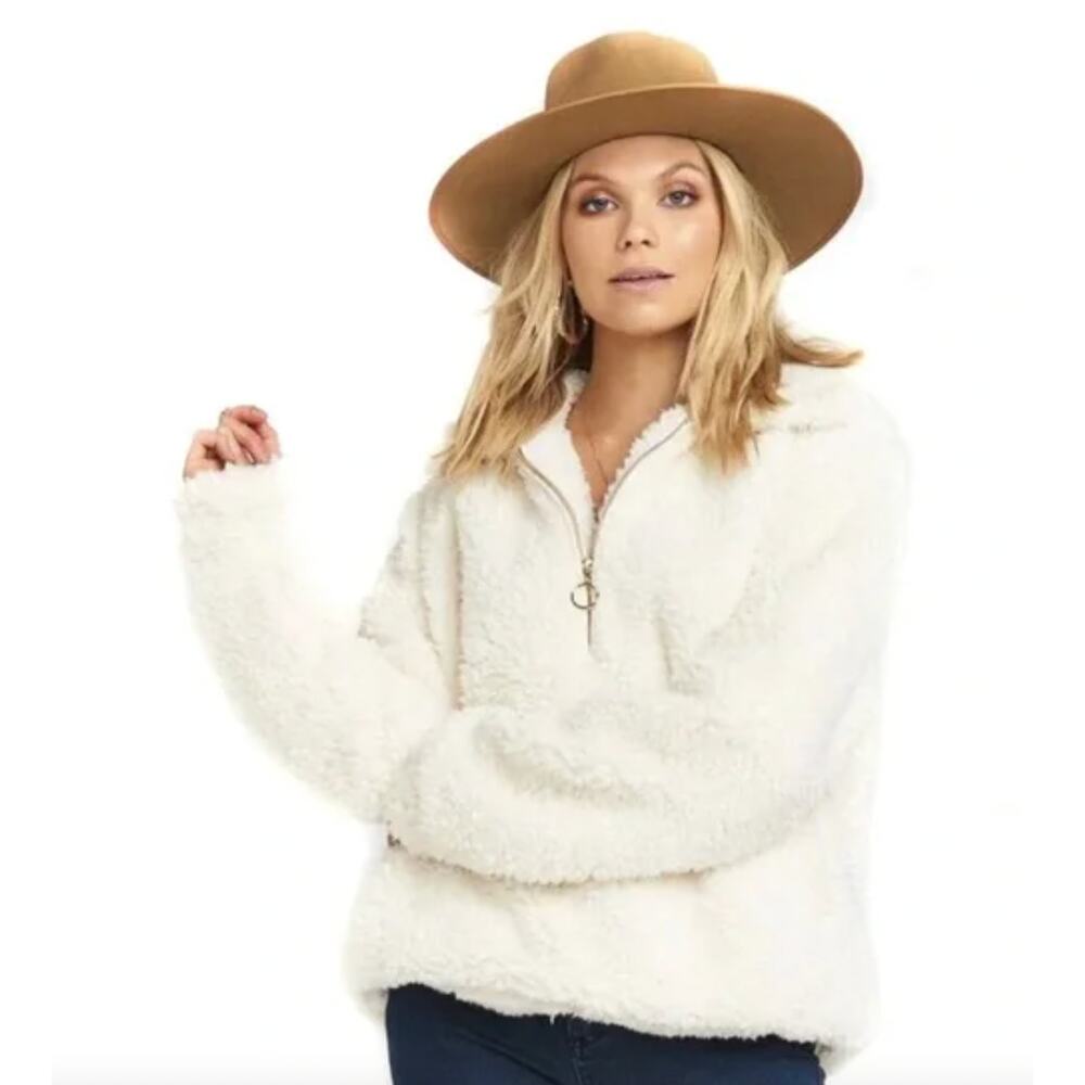 Show Me Your Mumu Front Zip Soft Fleece Kassidy Pullover